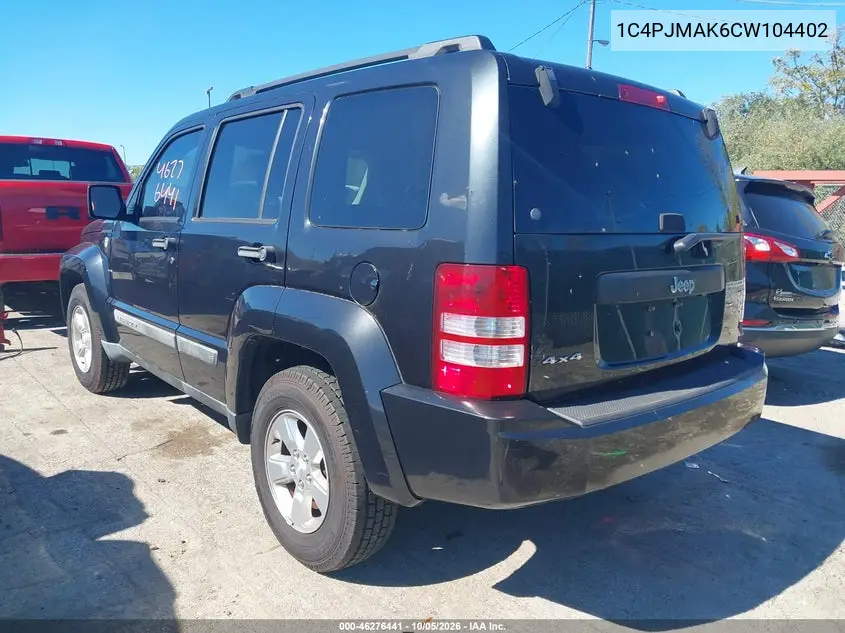2012 JEEP LIBERTY (NORTH AMERICA) VIN 1C4PJMAK6CW104402 — фото 3
