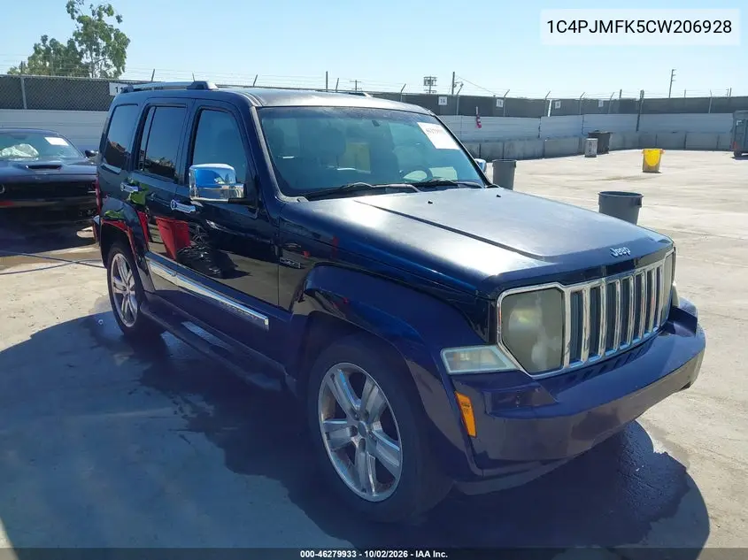 JEEP LIBERTY (NORTH AMERICA) 2012, VIN 1C4PJMFK5CW206928