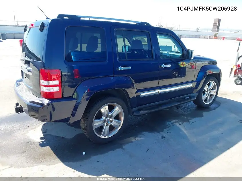 2012 JEEP LIBERTY (NORTH AMERICA) VIN 1C4PJMFK5CW206928 — фото 4