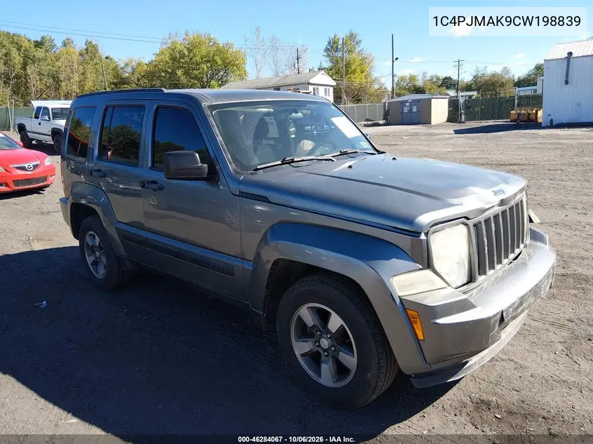 JEEP LIBERTY (NORTH AMERICA) 2012, VIN 1C4PJMAK9CW198839