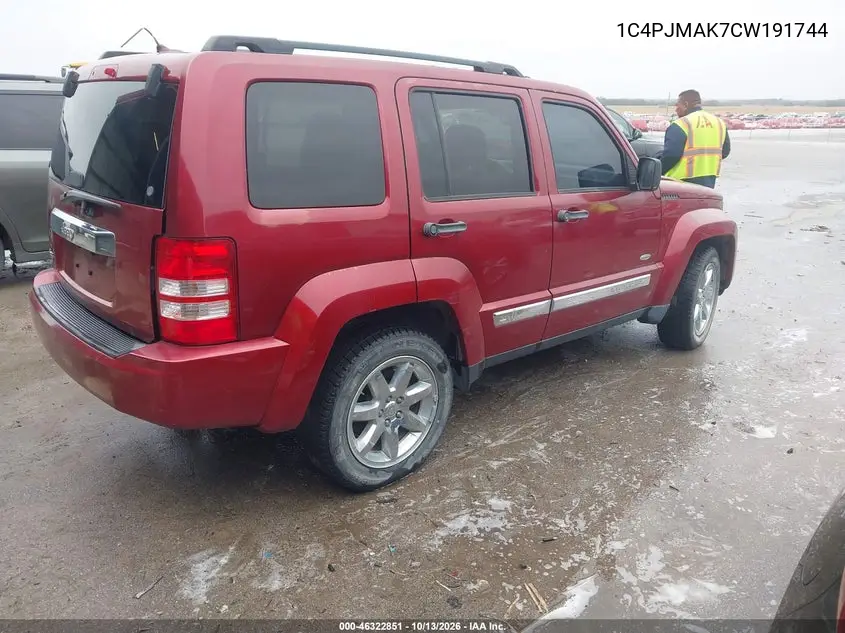 2012 JEEP LIBERTY (NORTH AMERICA) VIN 1C4PJMAK7CW191744 — фото 4
