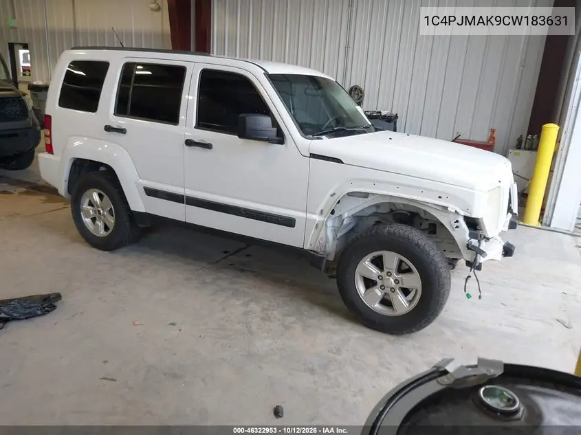 JEEP LIBERTY (NORTH AMERICA) 2012, VIN 1C4PJMAK9CW183631