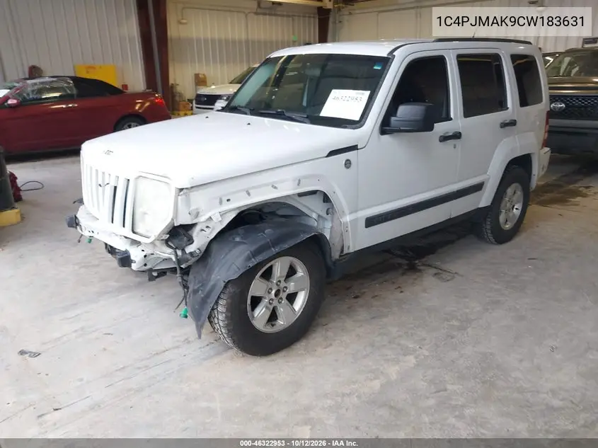 2012 JEEP LIBERTY (NORTH AMERICA) VIN 1C4PJMAK9CW183631 — фото 2