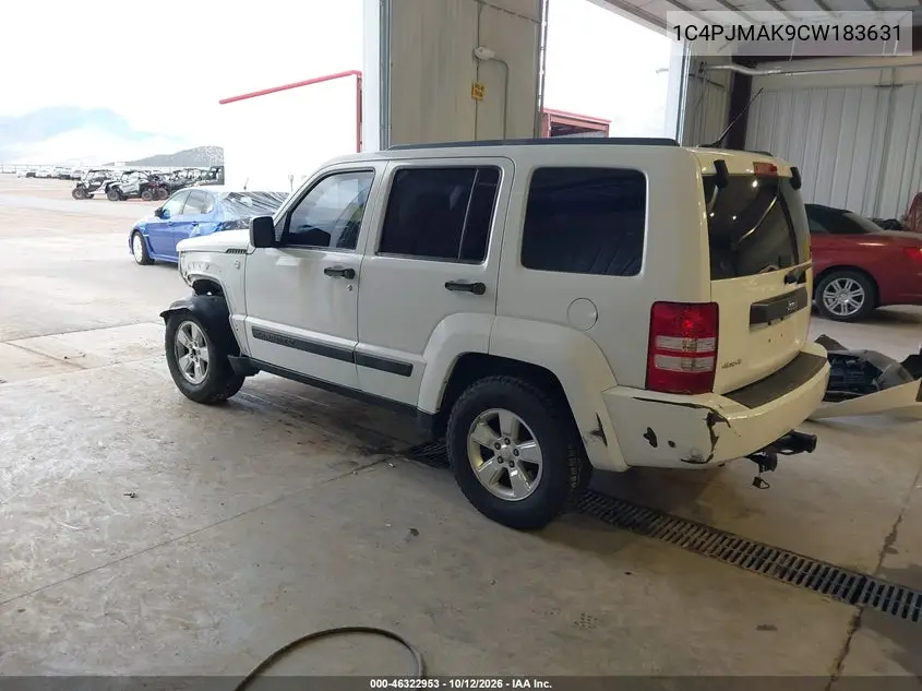 2012 JEEP LIBERTY (NORTH AMERICA) VIN 1C4PJMAK9CW183631 — фото 3