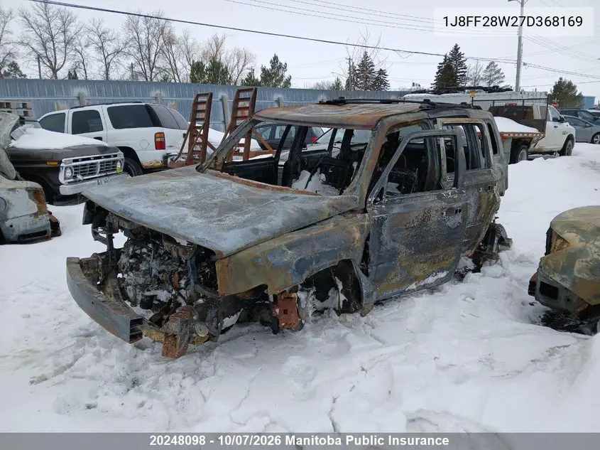 JEEP LIBERTY (PATRIOT) 2007, VIN 1J8FF28W27D368169