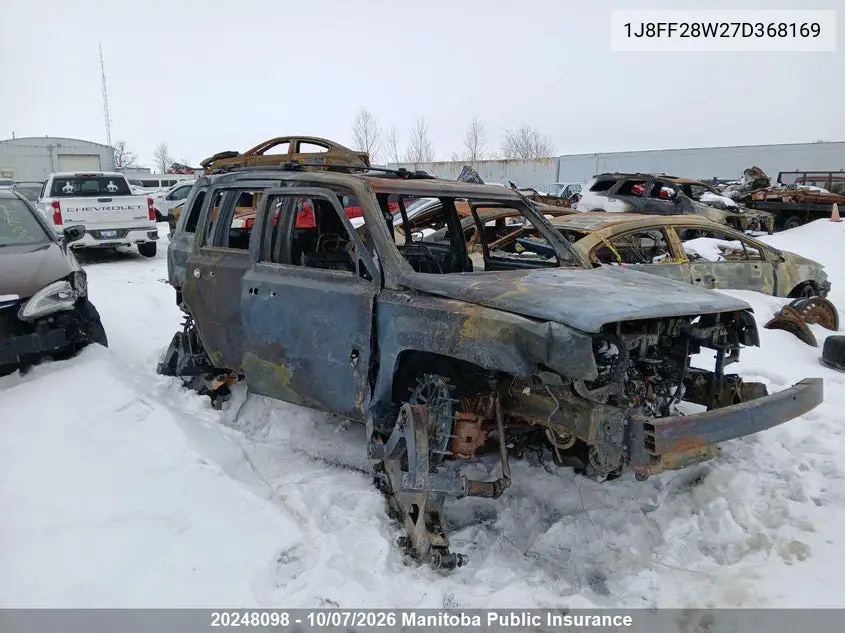 2007 JEEP LIBERTY (PATRIOT) VIN 1J8FF28W27D368169 — фото 3