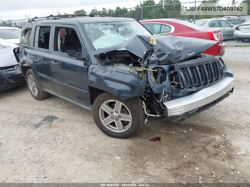 JEEP LIBERTY (PATRIOT) 2007, VIN 1J8FF48W57D409762