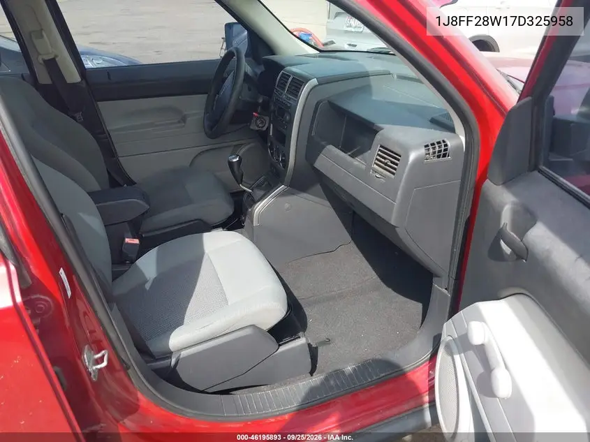 2007 JEEP LIBERTY (PATRIOT) VIN 1J8FF28W17D325958 — фото 5