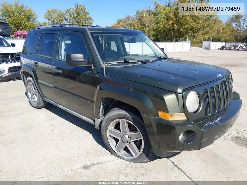 JEEP LIBERTY (PATRIOT) 2007, VIN 1J8FT48W97D279459