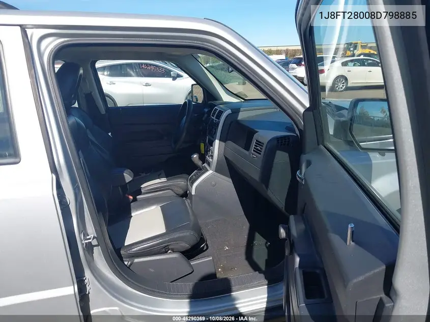 2008 JEEP LIBERTY (PATRIOT) VIN 1J8FT28008D798885 — фото 5
