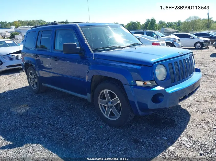 JEEP LIBERTY (PATRIOT) 2009, VIN 1J8FF28B99D113549