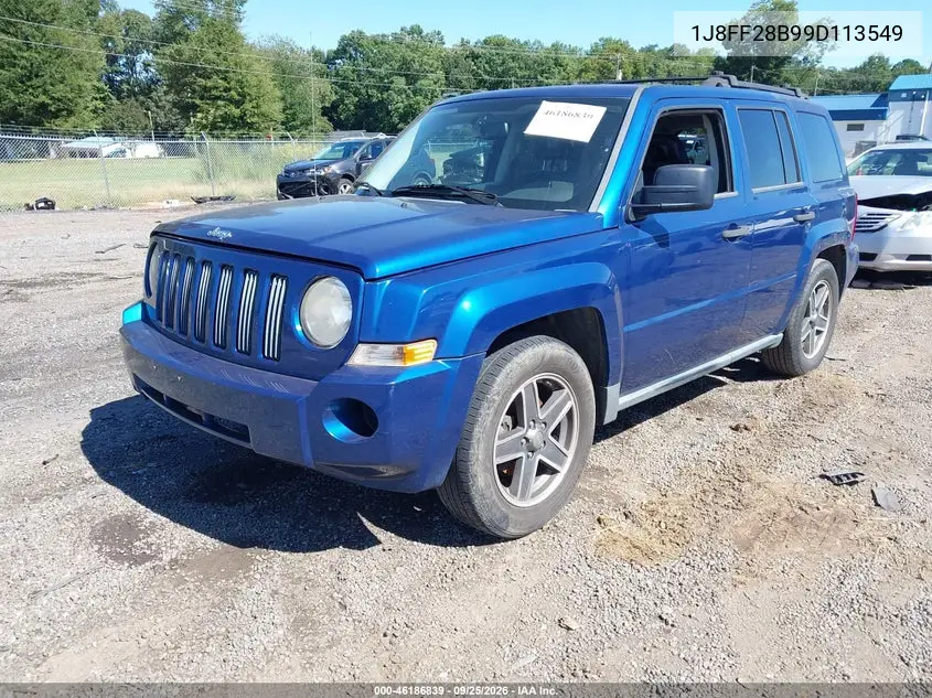 2009 JEEP LIBERTY (PATRIOT) VIN 1J8FF28B99D113549 — фото 2