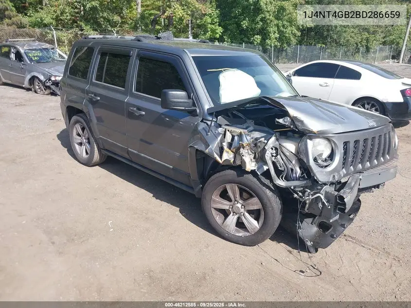 JEEP LIBERTY (PATRIOT) 2011, VIN 1J4NT4GB2BD286659