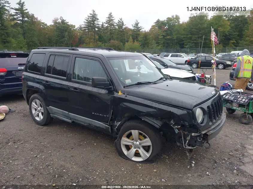 JEEP LIBERTY (PATRIOT) 2011, VIN 1J4NF1GB9BD187813