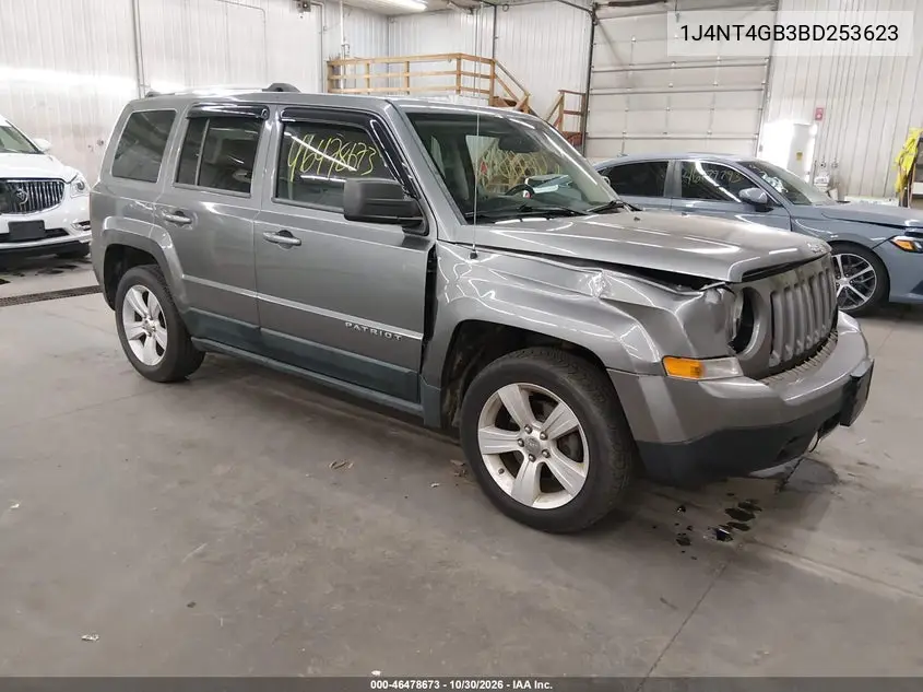 JEEP LIBERTY (PATRIOT) 2011, VIN 1J4NT4GB3BD253623