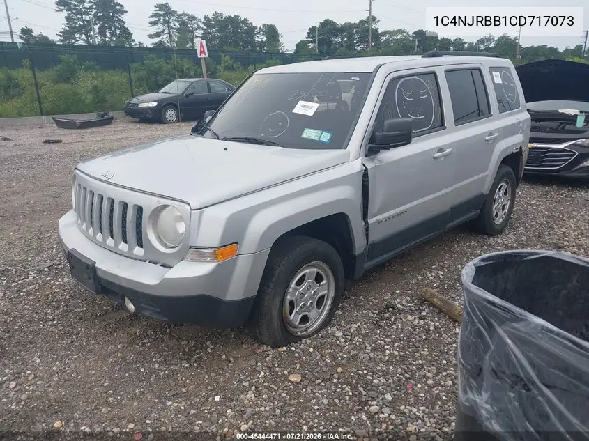 2012 JEEP LIBERTY (PATRIOT) VIN 1C4NJRBB1CD717073 — фото 2