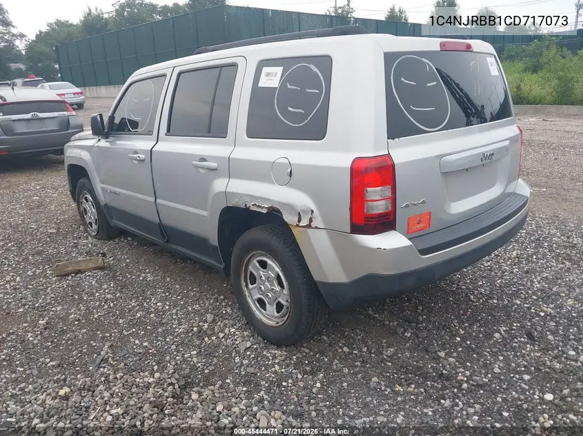 2012 JEEP LIBERTY (PATRIOT) VIN 1C4NJRBB1CD717073 — фото 3