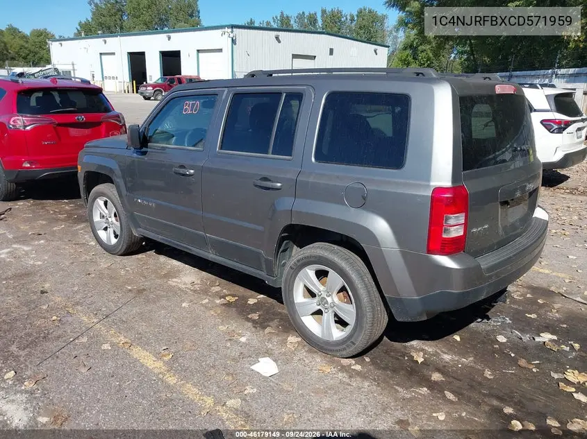2012 JEEP LIBERTY (PATRIOT) VIN 1C4NJRFBXCD571959 — фото 3