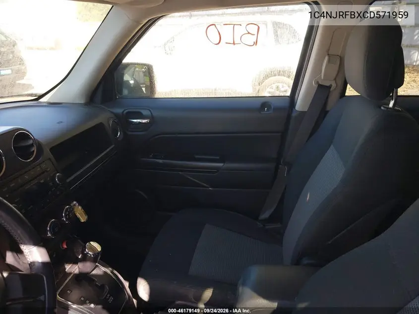 2012 JEEP LIBERTY (PATRIOT) VIN 1C4NJRFBXCD571959 — фото 5