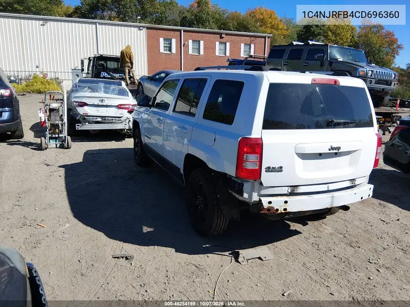 2012 JEEP LIBERTY (PATRIOT) VIN 1C4NJRFB4CD696360 — фото 3