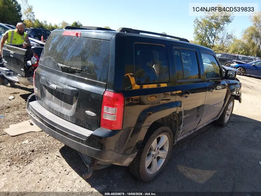 2012 JEEP LIBERTY (PATRIOT) VIN 1C4NJRFB4CD539833 — фото 4