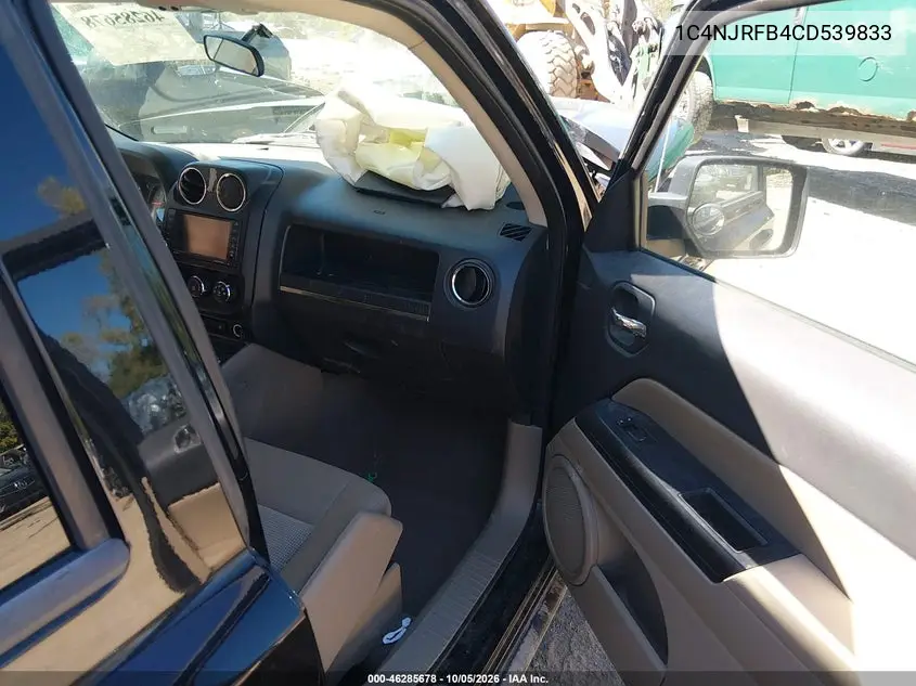 2012 JEEP LIBERTY (PATRIOT) VIN 1C4NJRFB4CD539833 — фото 5