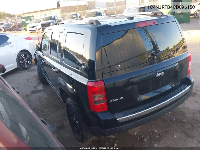 2012 JEEP LIBERTY (PATRIOT) VIN 1C4NJRFB4CD696150 — фото 3