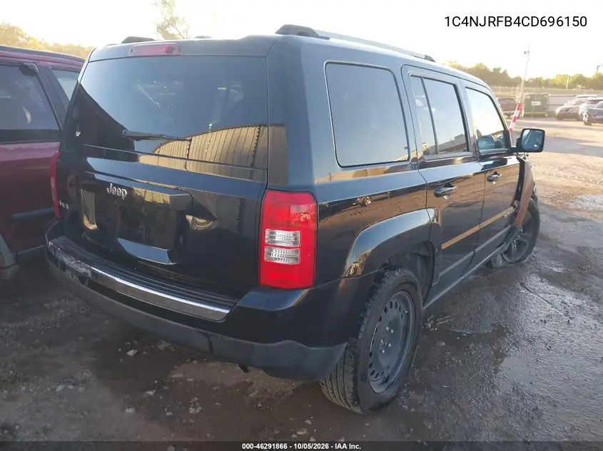 2012 JEEP LIBERTY (PATRIOT) VIN 1C4NJRFB4CD696150 — фото 4