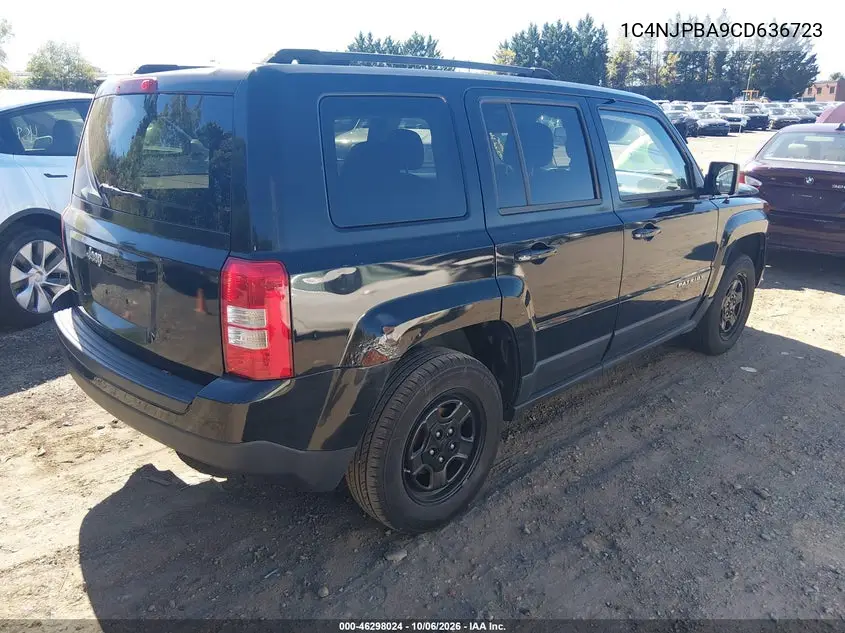 2012 JEEP LIBERTY (PATRIOT) VIN 1C4NJPBA9CD636723 — фото 4