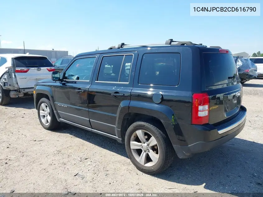 2012 JEEP LIBERTY (PATRIOT) VIN 1C4NJPCB2CD616790 — фото 3
