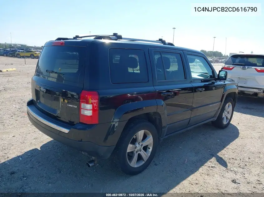 2012 JEEP LIBERTY (PATRIOT) VIN 1C4NJPCB2CD616790 — фото 4