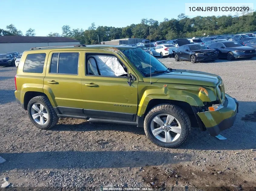 2012 JEEP LIBERTY (PATRIOT) VIN 1C4NJRFB1CD590299 — фото 13