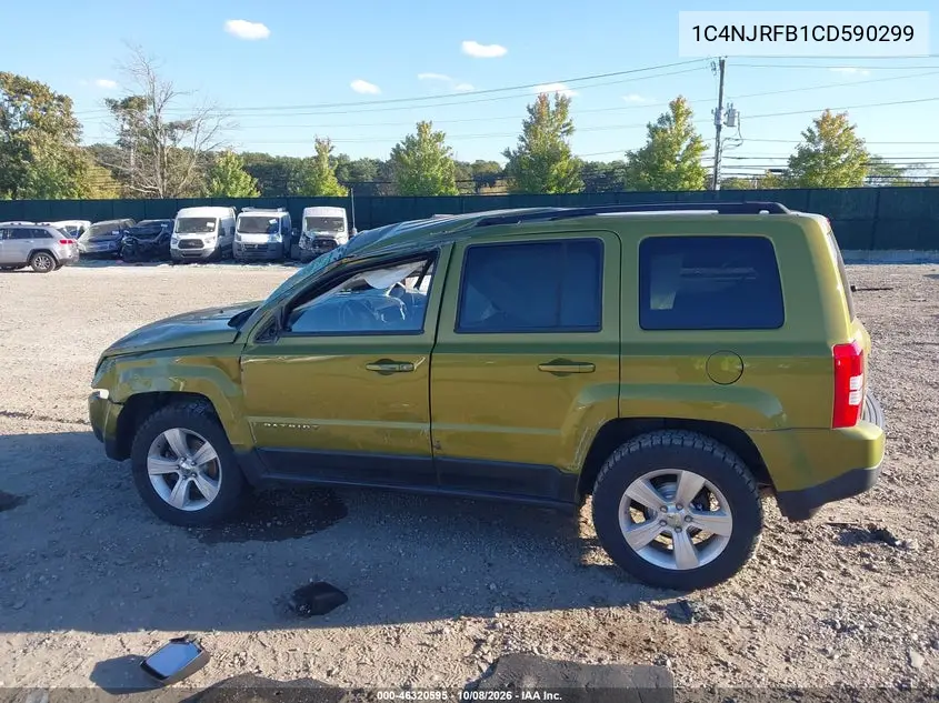 2012 JEEP LIBERTY (PATRIOT) VIN 1C4NJRFB1CD590299 — фото 14