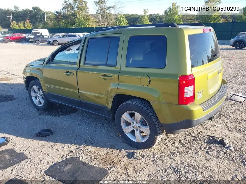 2012 JEEP LIBERTY (PATRIOT) VIN 1C4NJRFB1CD590299 — фото 3