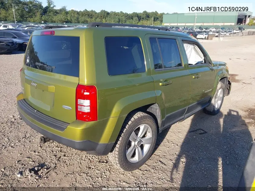 2012 JEEP LIBERTY (PATRIOT) VIN 1C4NJRFB1CD590299 — фото 4