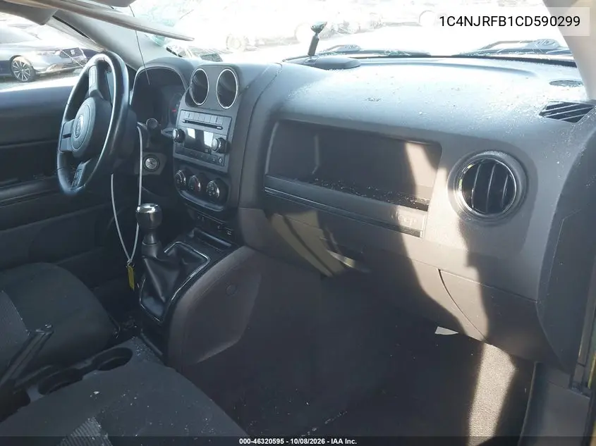 2012 JEEP LIBERTY (PATRIOT) VIN 1C4NJRFB1CD590299 — фото 5