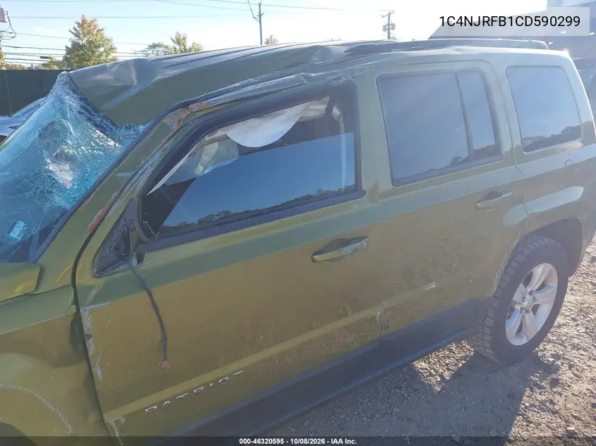 2012 JEEP LIBERTY (PATRIOT) VIN 1C4NJRFB1CD590299 — фото 6