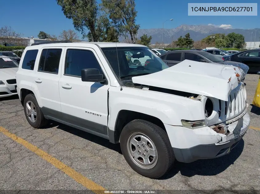 JEEP LIBERTY (PATRIOT) 2012, VIN 1C4NJPBA9CD627701