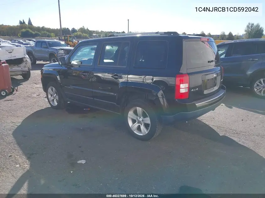 2012 JEEP LIBERTY (PATRIOT) VIN 1C4NJRCB1CD592042 — фото 3