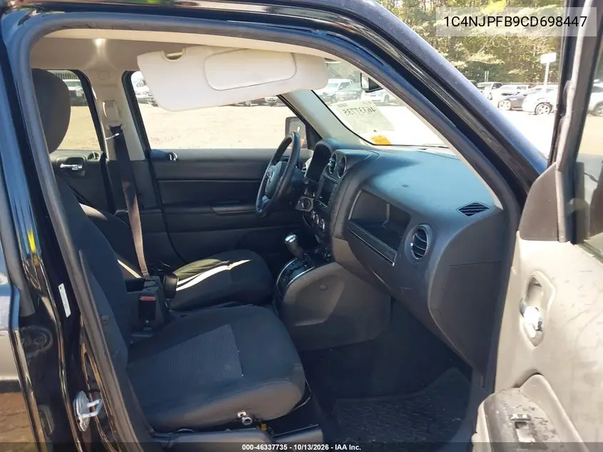 2012 JEEP LIBERTY (PATRIOT) VIN 1C4NJPFB9CD698447 — фото 5