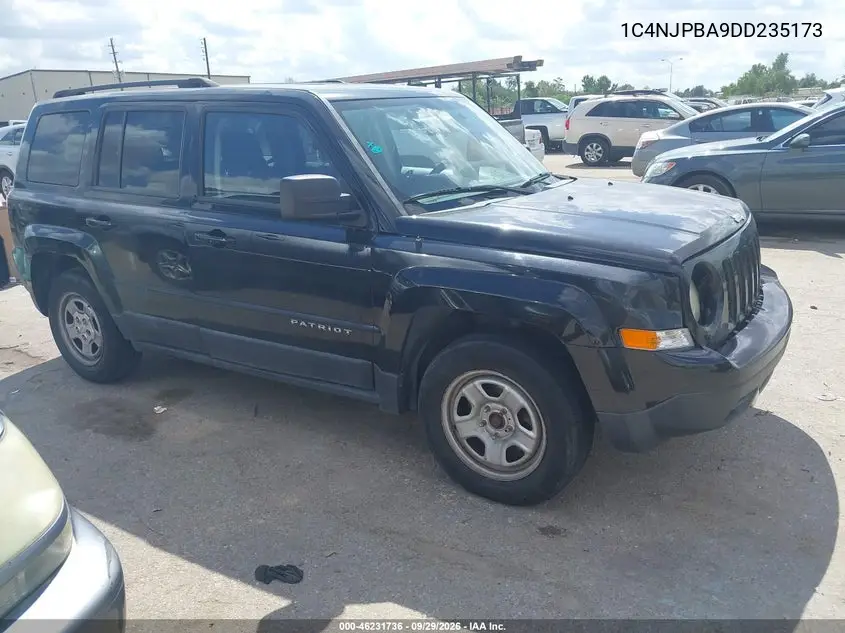 JEEP LIBERTY (PATRIOT) 2013, VIN 1C4NJPBA9DD235173