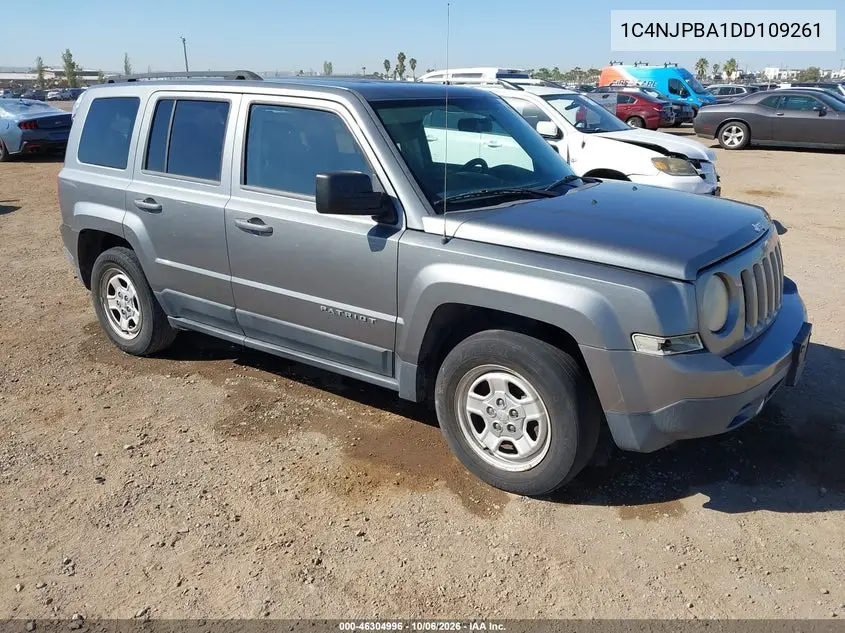 JEEP LIBERTY (PATRIOT) 2013, VIN 1C4NJPBA1DD109261