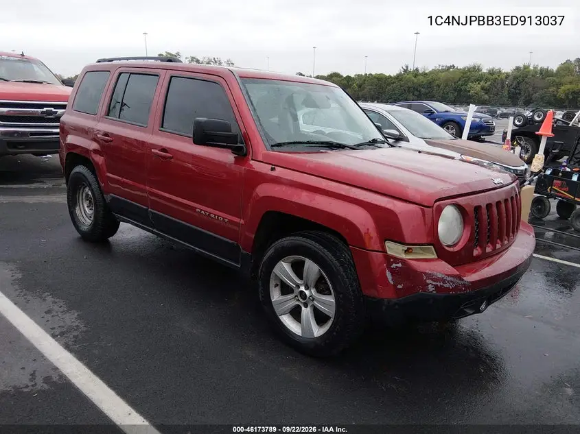 JEEP LIBERTY (PATRIOT) 2014, VIN 1C4NJPBB3ED913037