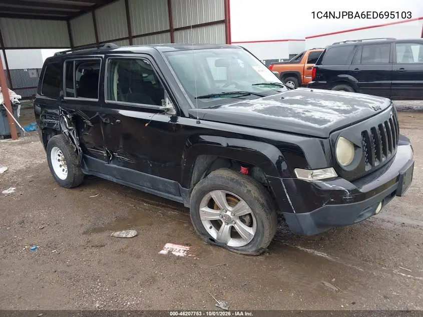 JEEP LIBERTY (PATRIOT) 2014, VIN 1C4NJPBA6ED695103