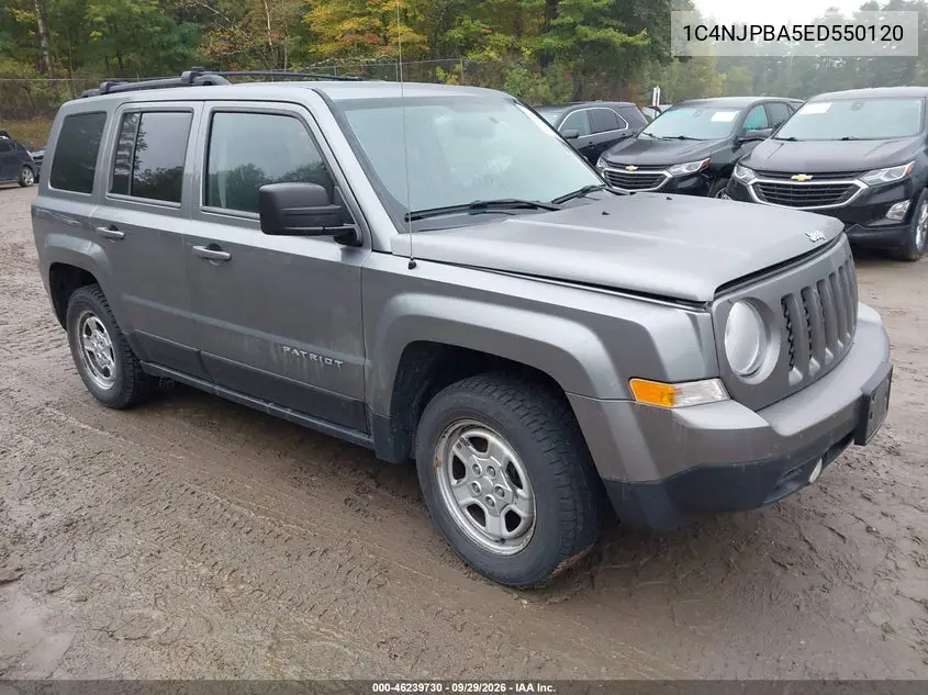 JEEP LIBERTY (PATRIOT) 2014, VIN 1C4NJPBA5ED550120