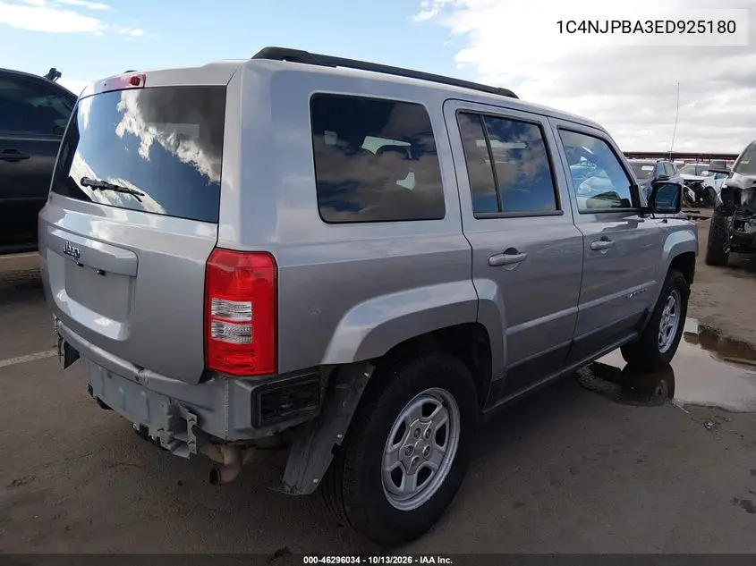 2014 JEEP LIBERTY (PATRIOT) VIN 1C4NJPBA3ED925180 — фото 4