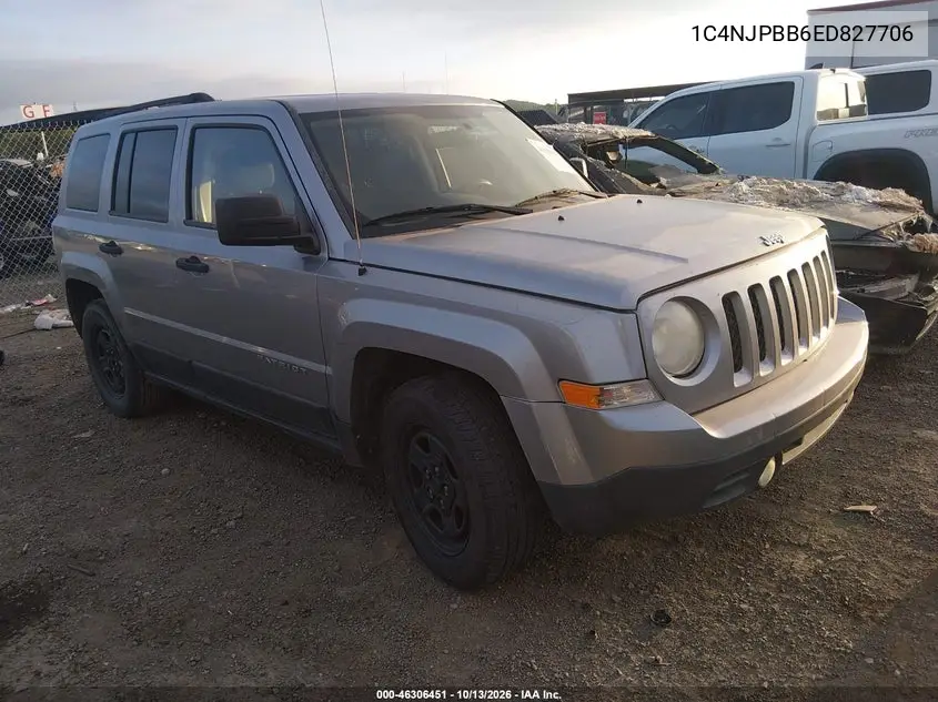 JEEP LIBERTY (PATRIOT) 2014, VIN 1C4NJPBB6ED827706