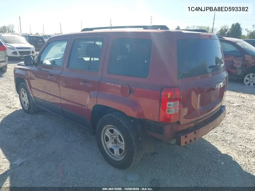 2014 JEEP LIBERTY (PATRIOT) VIN 1C4NJPBA8ED593382 — фото 3