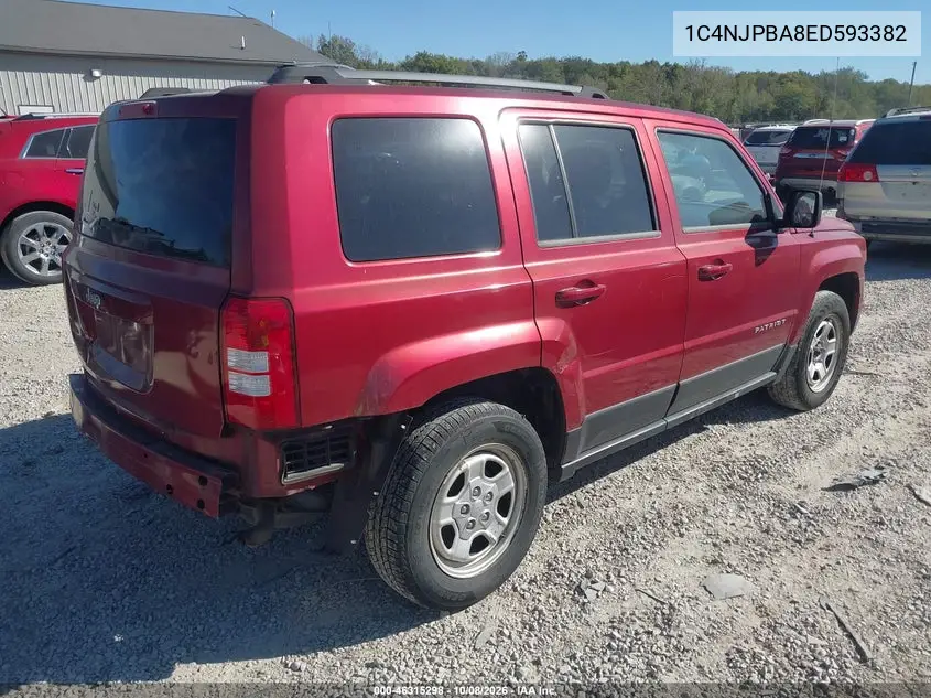 2014 JEEP LIBERTY (PATRIOT) VIN 1C4NJPBA8ED593382 — фото 4