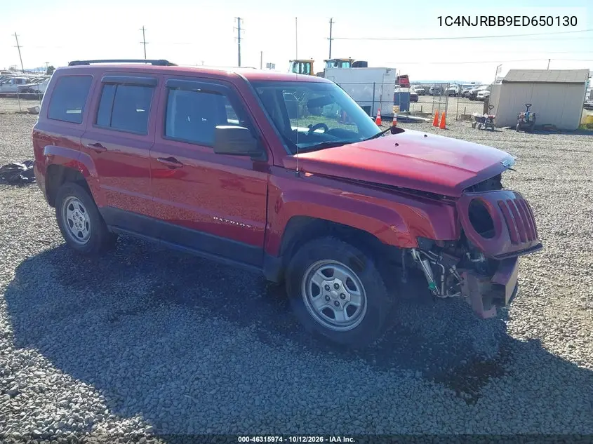 JEEP LIBERTY (PATRIOT) 2014, VIN 1C4NJRBB9ED650130
